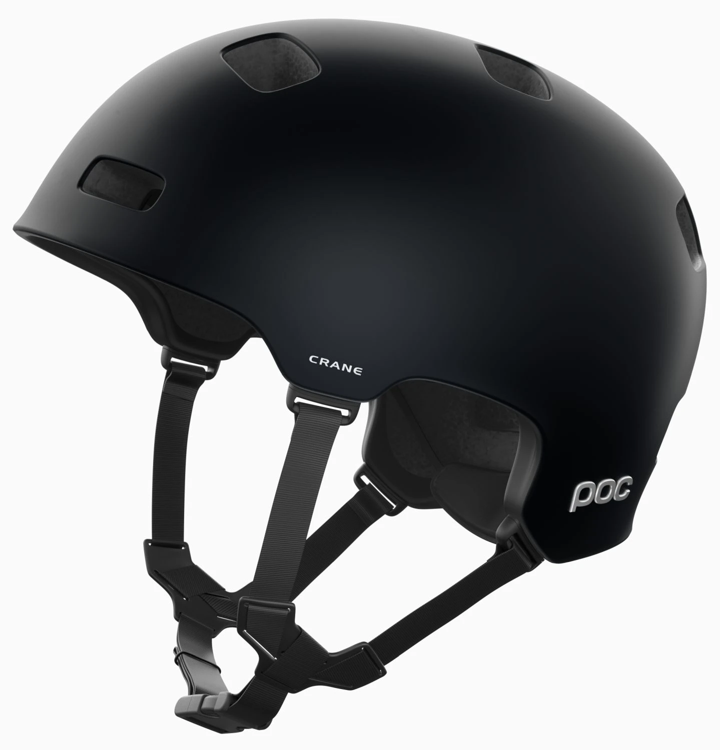 POC Crane MIPS Fahrradhelm - Uranium Black Matt