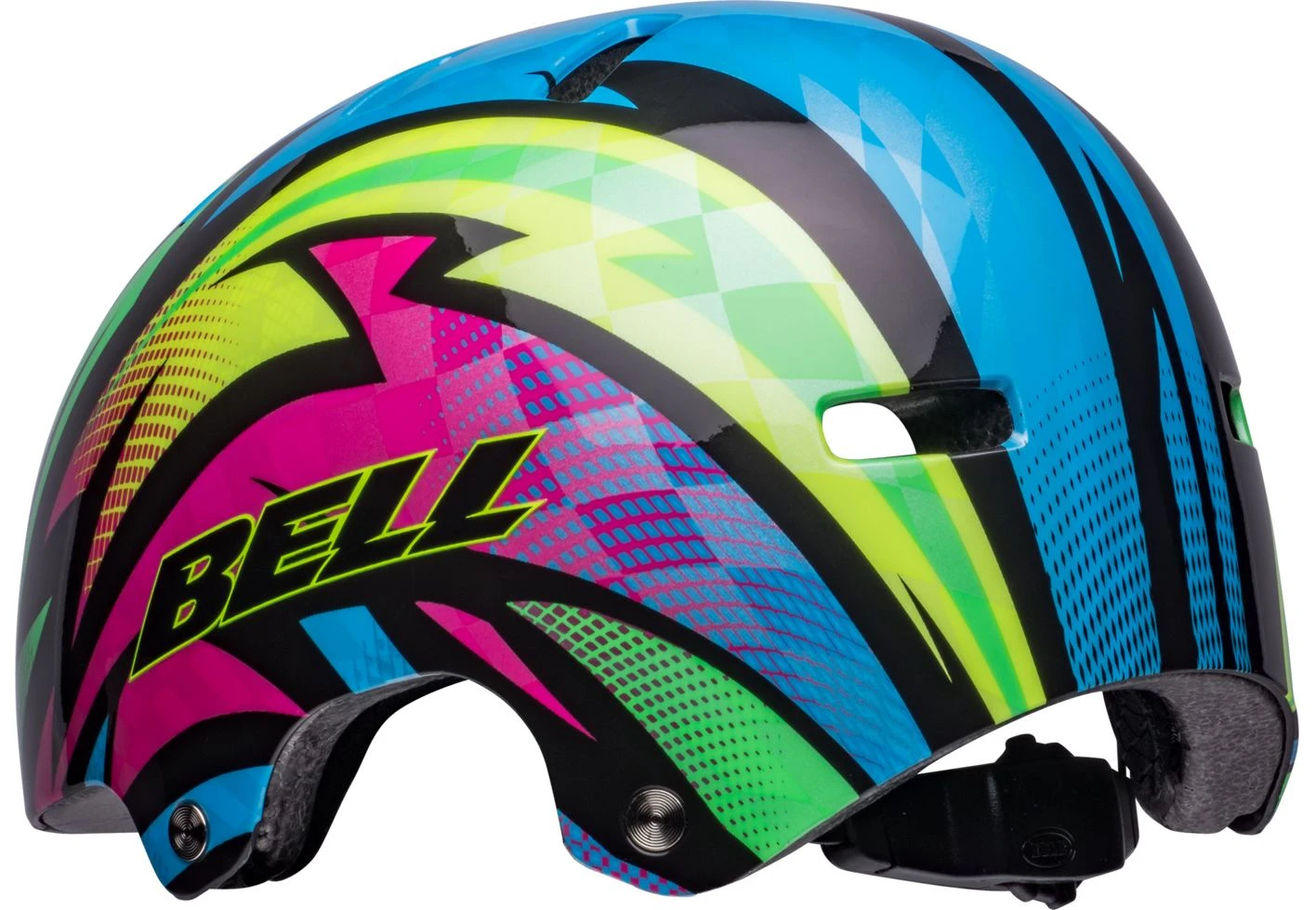 Bell SPAN Skaterhelm & Fahrradhelm-gloss Blue/magenta Psycho - Image 3