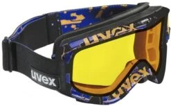 Uvex FX Style Skibrille - Black Orange Blue