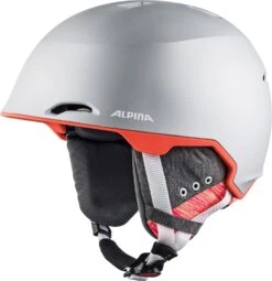Alpina MAROI Skihelm - Silver-flamingo Matt