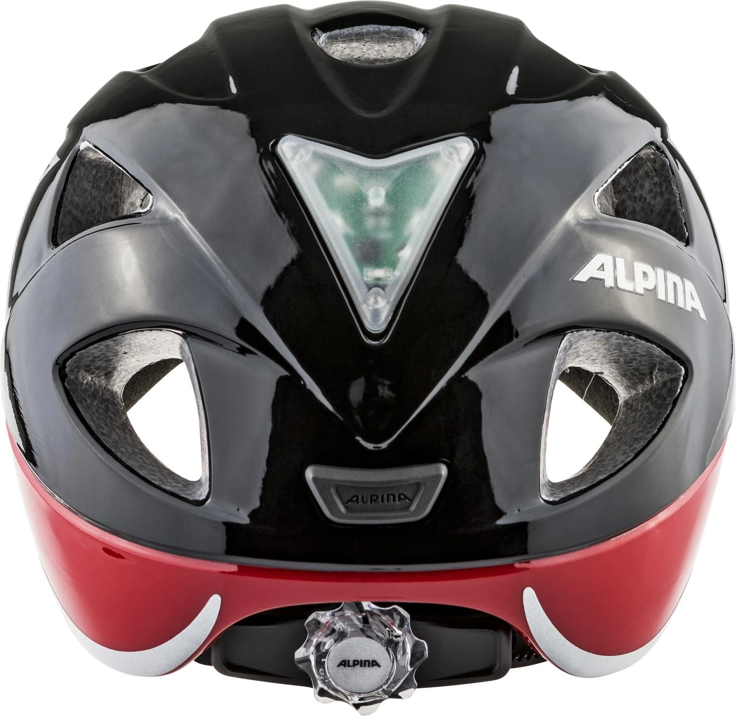 Alpina Ximo Flash Kinder Fahrradhelm - Black Red White Star - Image 3
