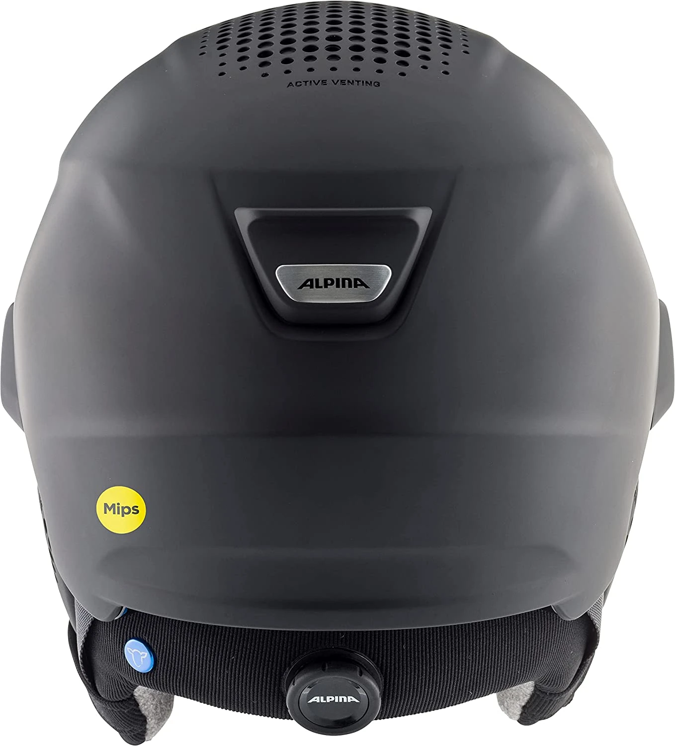 Alpina ORO QV MIPS Visier-Skihelm - Black Mat - Image 4