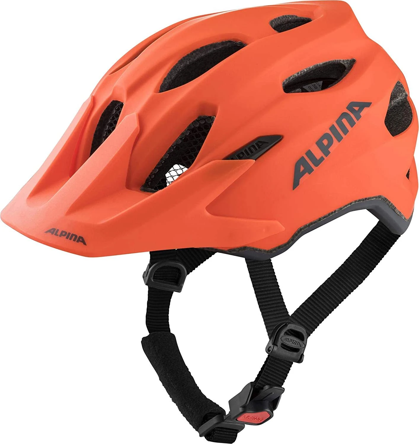 Alpina Carapax Jr. Fahrradhelm - Pumkin Orange Mat