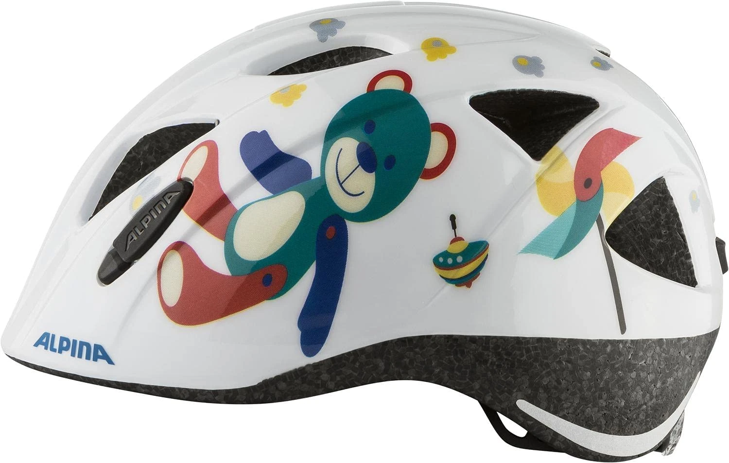 Alpina Ximo Kinder Fahrradhelm - White Bear Gloss - Image 3