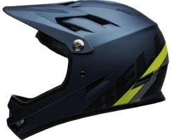 Bell Sanction BMX Downhill-Helm - Matte Blue/hi-viz