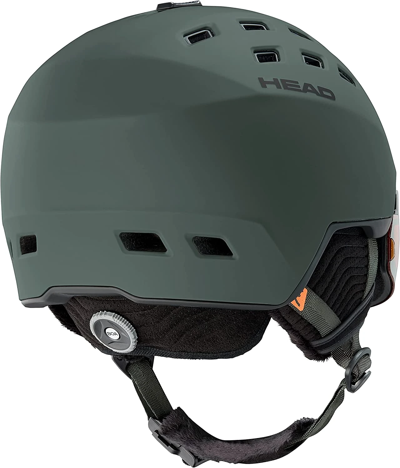 HEAD RADAR Visier-Skihelm - Nightgreen Mat - Image 2