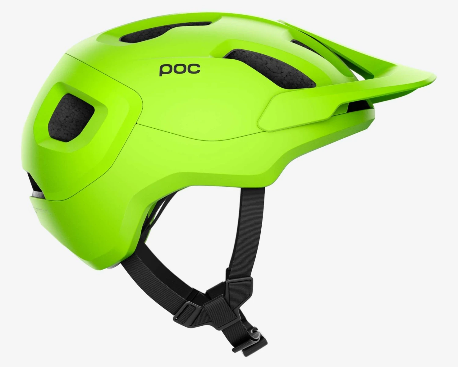 POC Axion Spin MTB-Fahrradhelm-Helm - Fluorescent Yellow/Green Matt - Image 4
