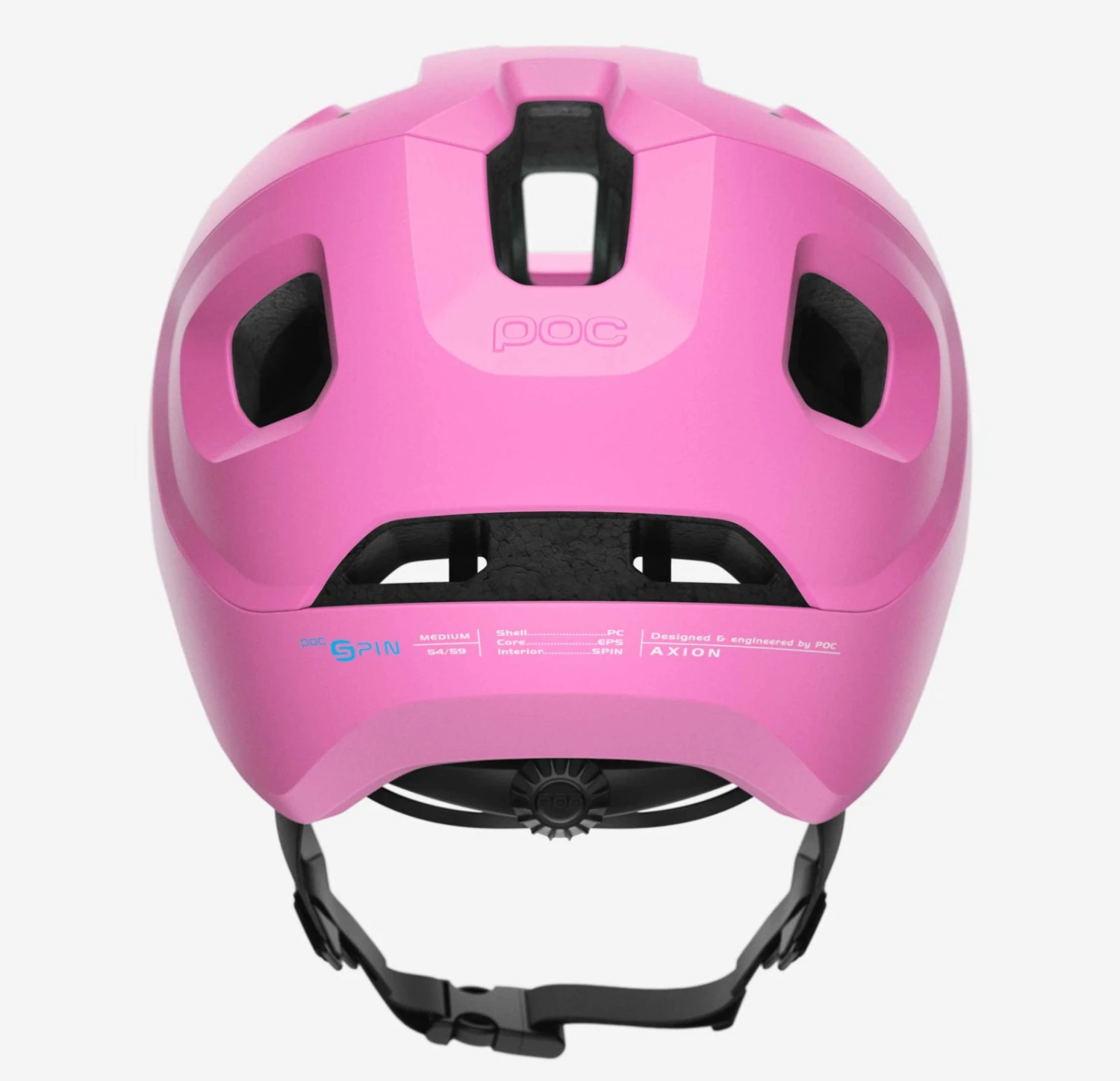 POC Axion Spin MTB-Fahrradhelm-Helm - Actinium Pink Matt - Image 3