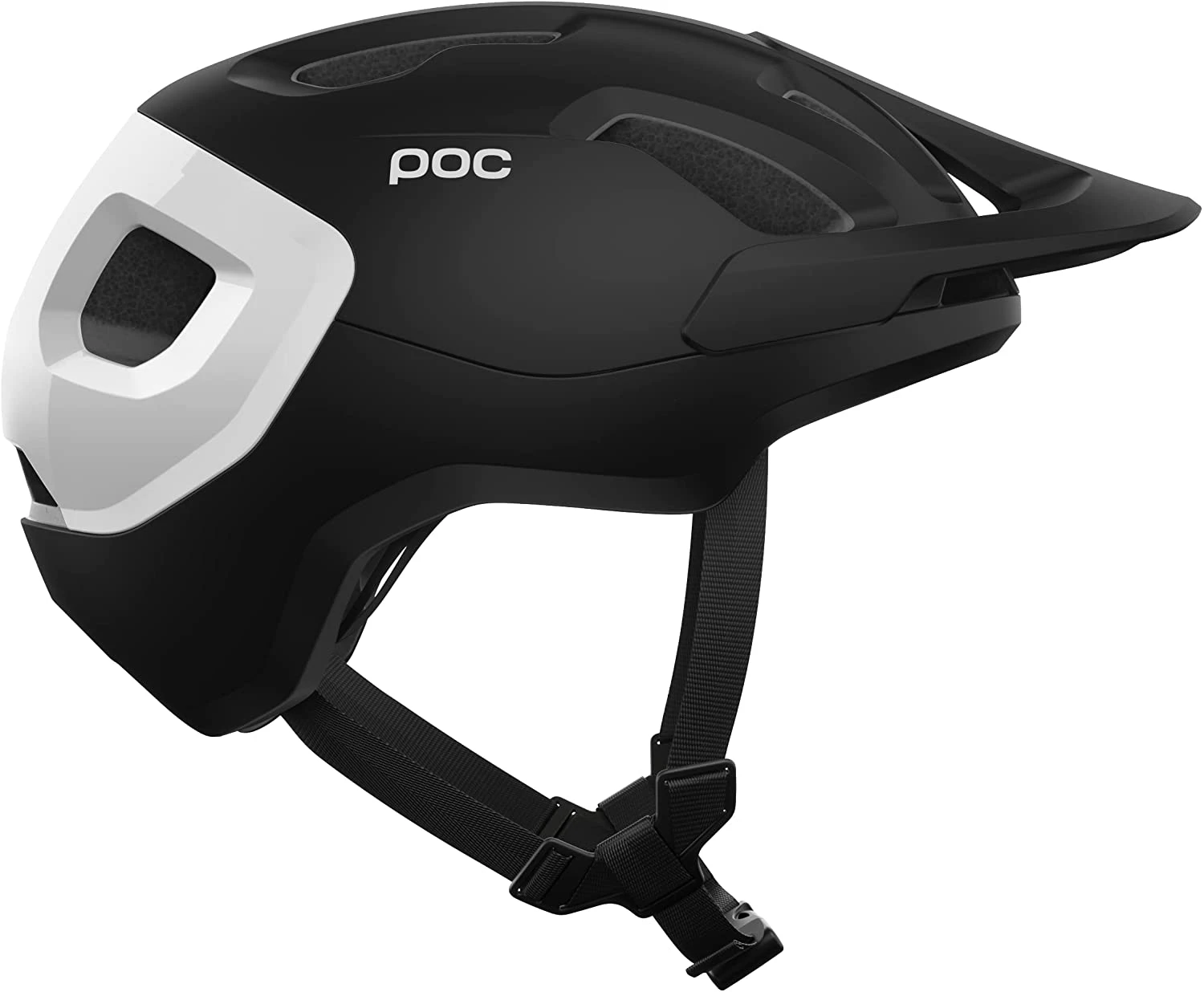 POC Axion Race MIPS MTB-Fahrradhelm-Helm - Uranium Black Matt/Hydrogen White - Image 3