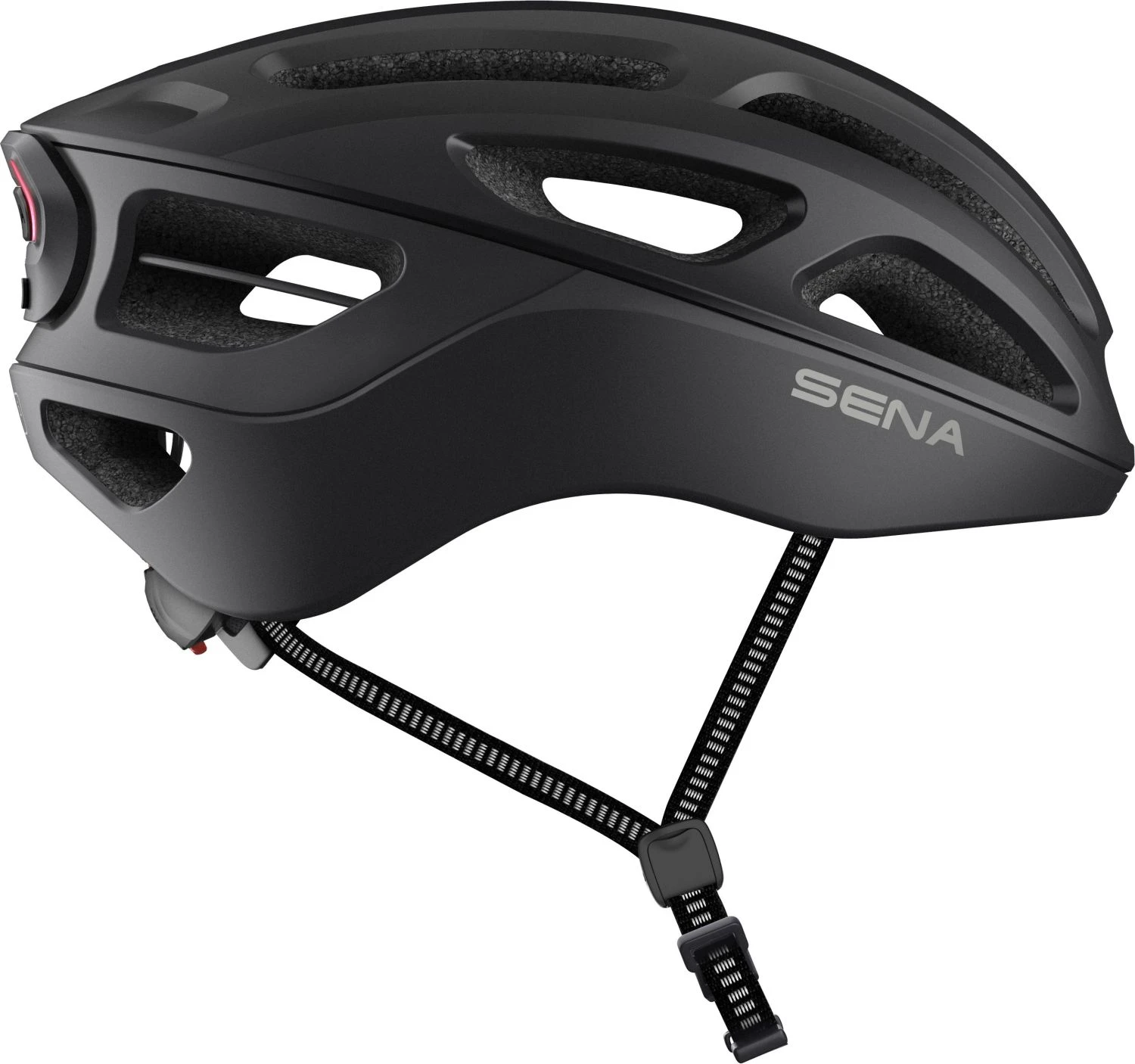SENA R1 EVO Smarter Fahrradhelm - Matt Black - Image 3