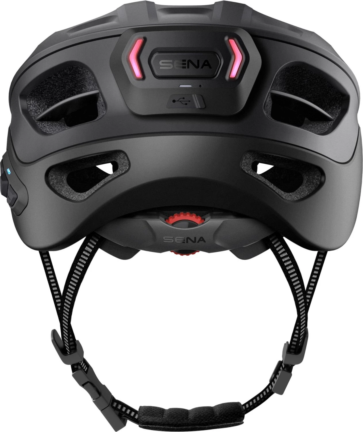 SENA R1 EVO Smarter Fahrradhelm - Matt Black - Image 4