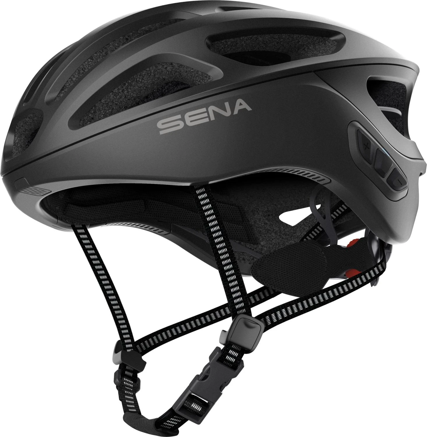 SENA R1 EVO Smarter Fahrradhelm - Matt Black - Image 5