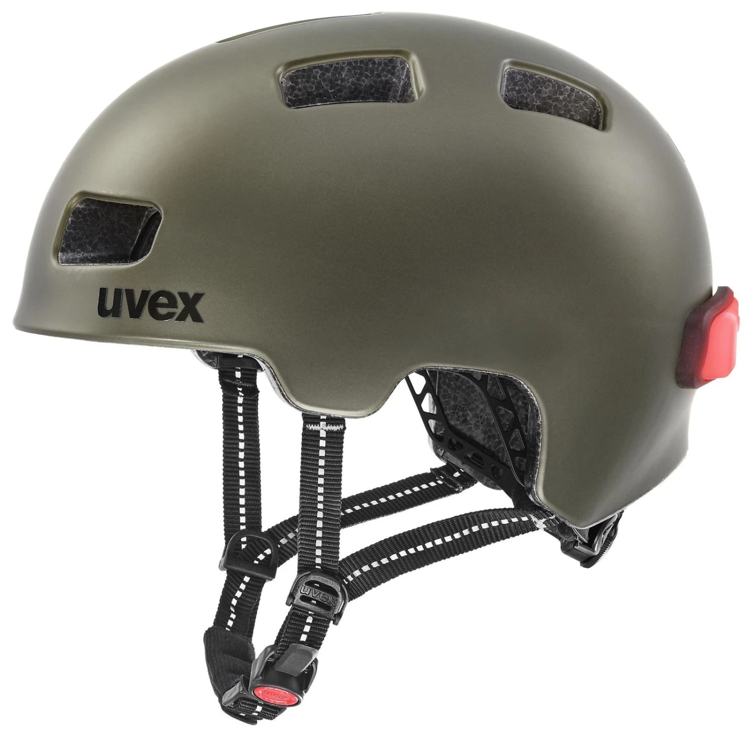 Uvex City 4 Fahrradhelm - Green Smoke Mat - Image 2