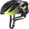 Uvex Boss Race Rennradhelm - Black - Lime