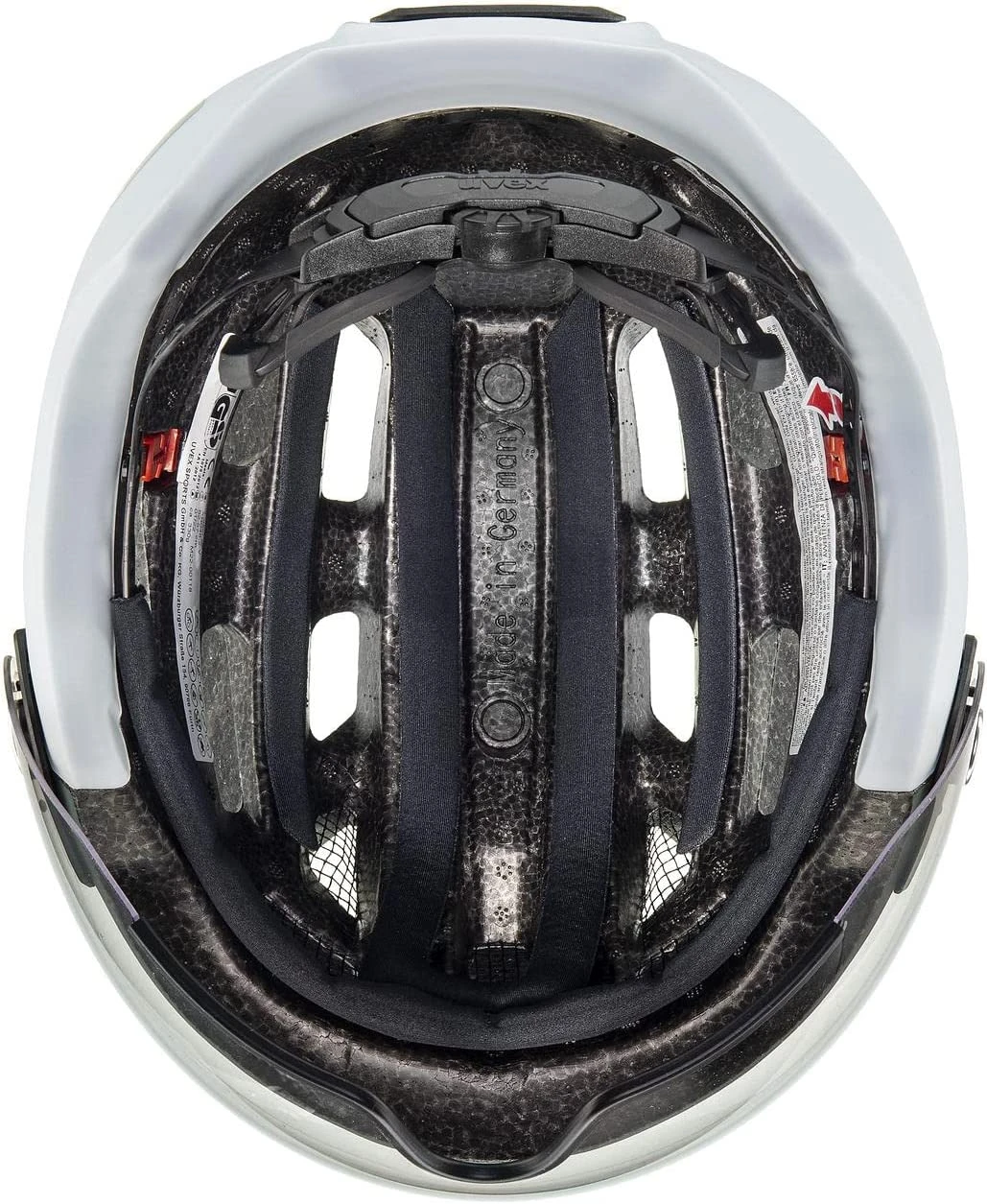 Uvex Finale Visor Vario Visier Fahrradhelm - Moss Green-cloud Matt - Image 7