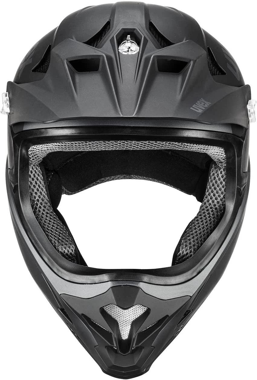 Uvex HLMT 10 Bike Full Face Helm - Black Grey Matt - Image 2