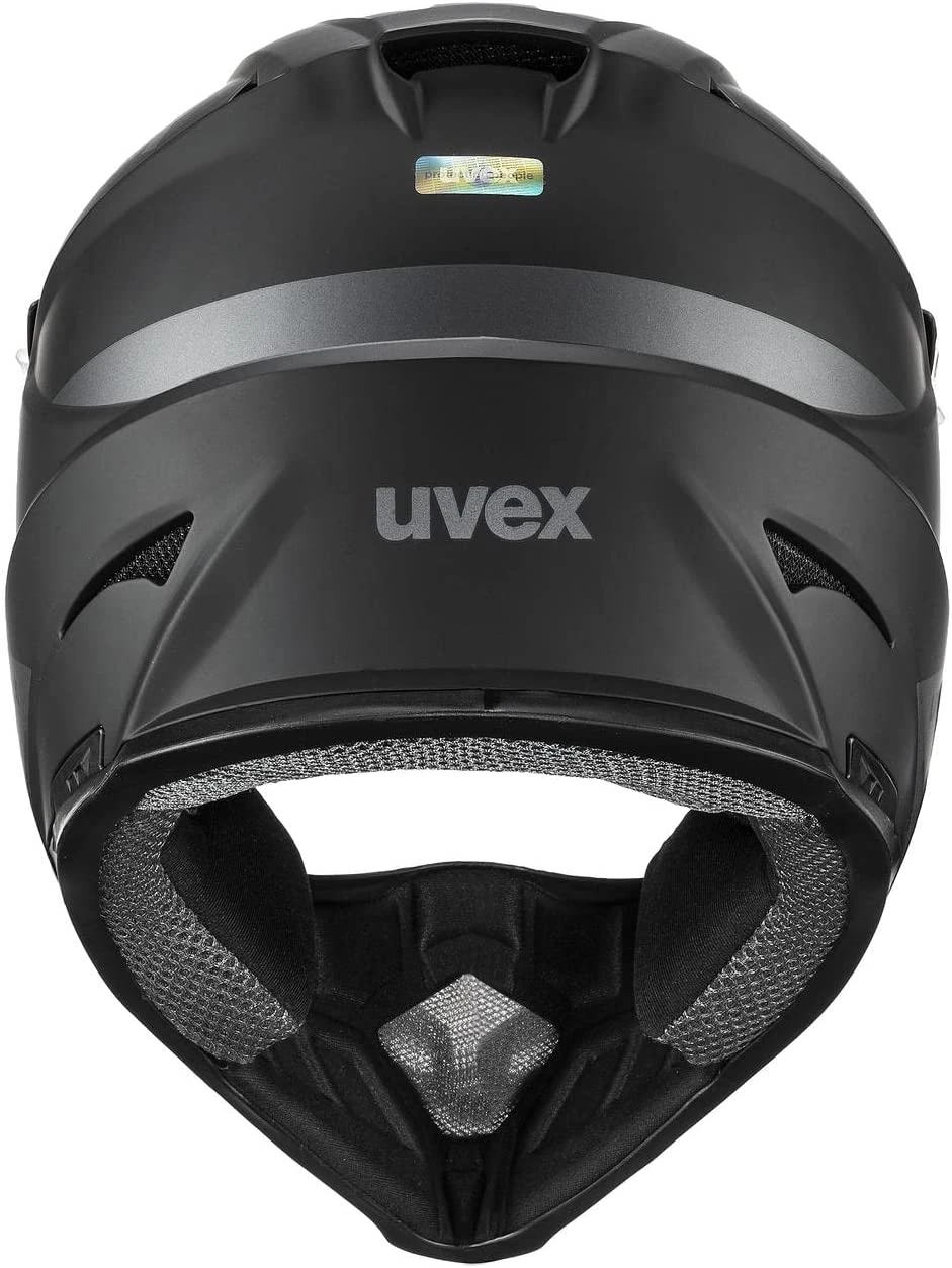 Uvex HLMT 10 Bike Full Face Helm - Black Grey Matt - Image 3