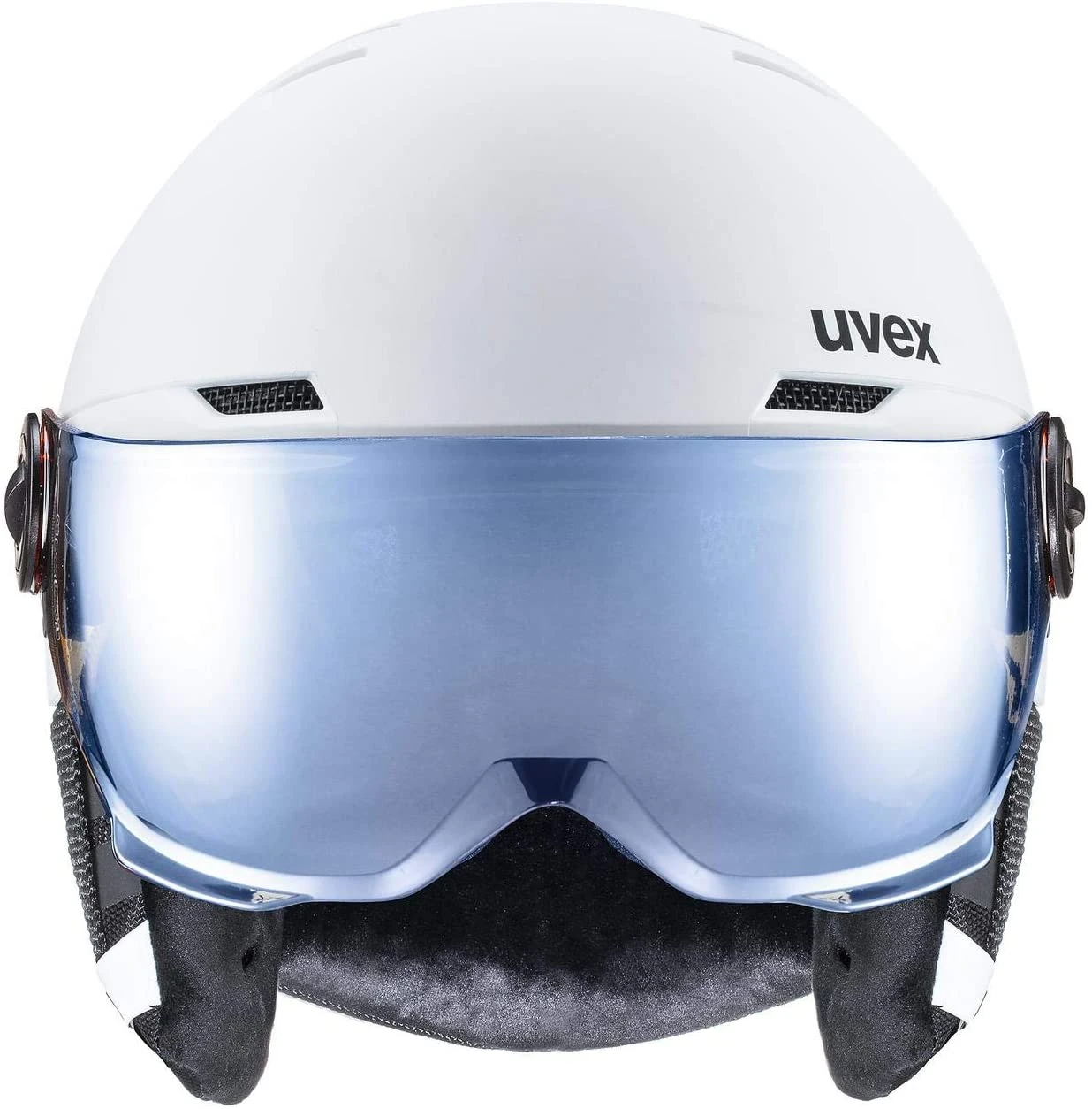 Uvex Rocket Jr. Visor Visier Kinder-Skihelm - White Black Mat - Image 2